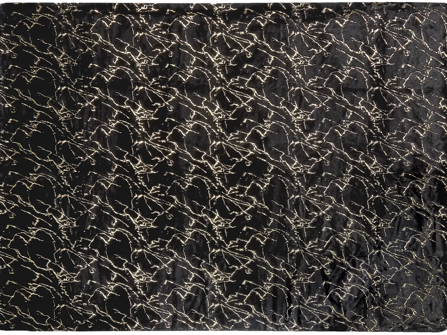 Koc GODAVARI 130 x 180 cm Czarny