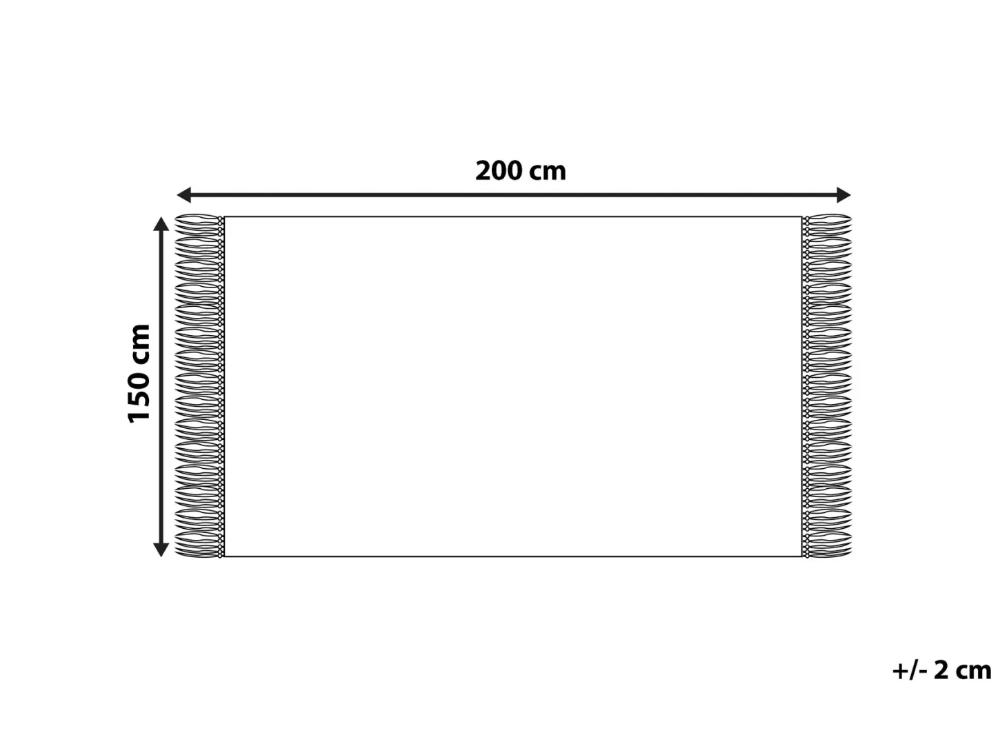 Koc HAMAT 150 x 200 cm Szmaragdowy