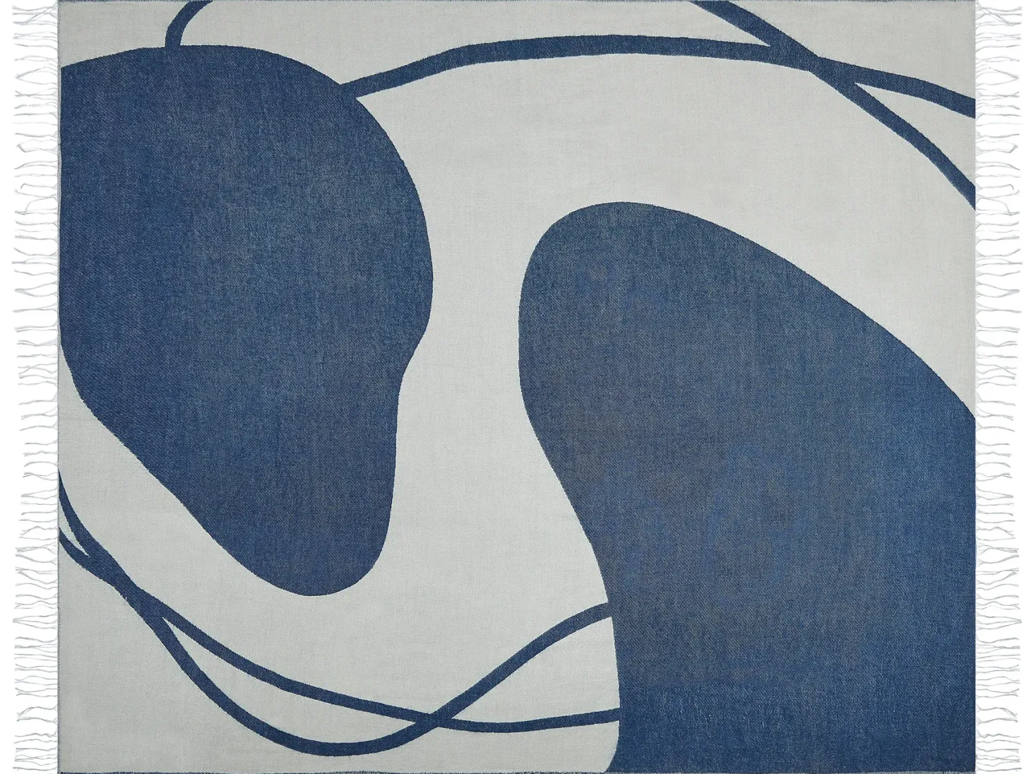 Koc HAPREK 130 x 170 cm Niebieski