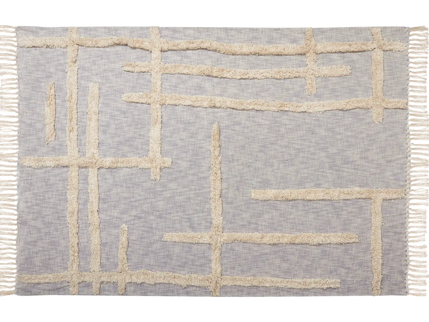 Koc HOSPET Bawełna 130 x 180 cm Szary