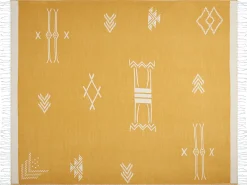 Koc JALKINI 130 x 170 cm Żółty