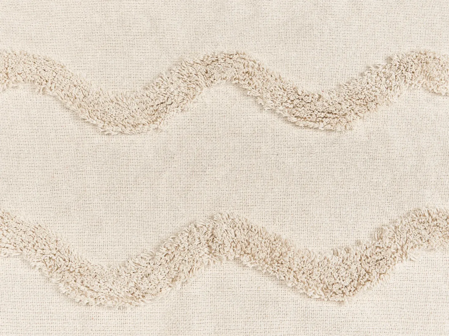 Koc KHARI Bawełna 200 x 200 cm Jasnobeżowy