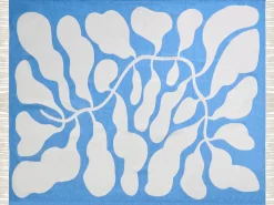 Koc KIHUN 130 x 170 cm Niebieski