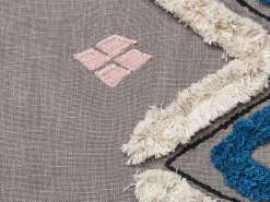 Koc KOTTAYAM Bawełna 130 x 180 cm Szary