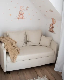Koc NAMDU 125 x 150 cm Piaskowy