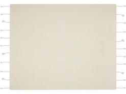 Koc NAZILLI Bawełna 125 x 150 cm Beżowy