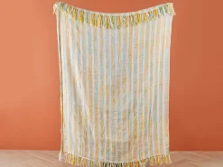 Koc NUWAR 130 x 170 cm Żółty