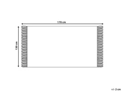 Koc NUWAR 130 x 170 cm Żółty