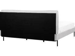 Sale Łóżko CORIO 180 x 200 cm Jasnoszary Łóżka Tapicerowane|Łóżka Podwójne