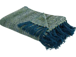 Koc PAIRE 130 x 170 cm Lazurowy