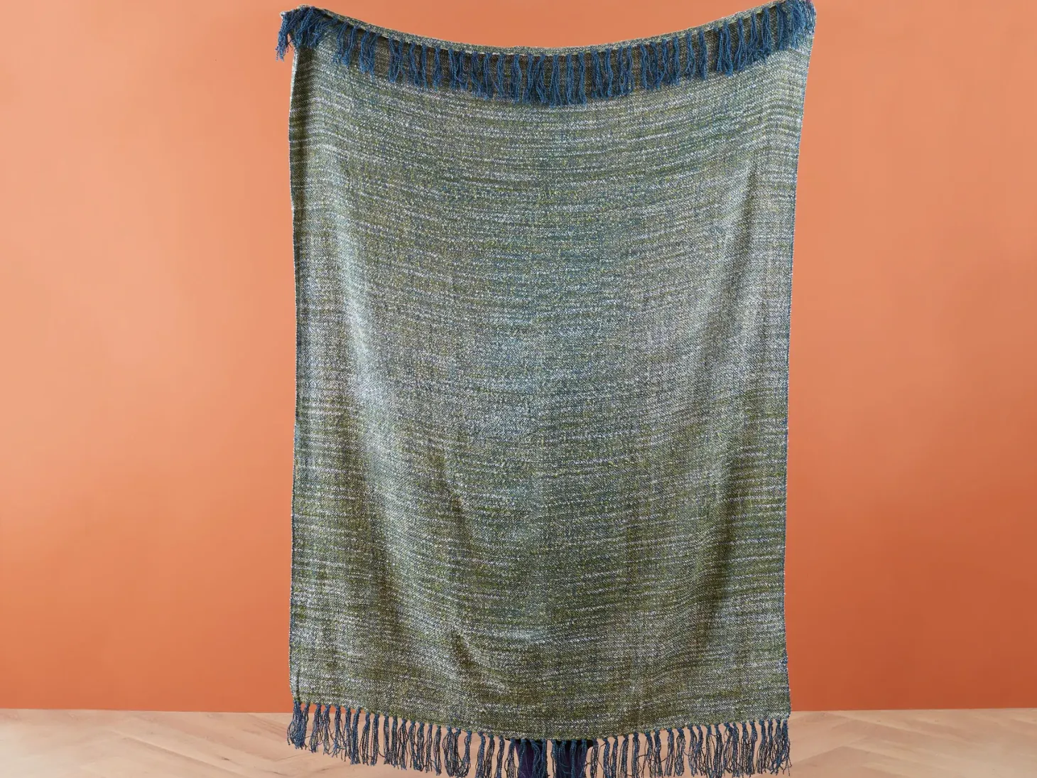 Koc PAIRE 130 x 170 cm Lazurowy