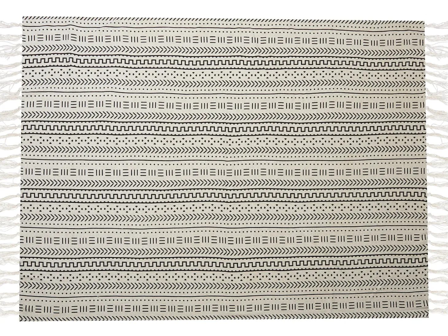 Koc PANVEL Bawełna 130 x 180 cm Biały