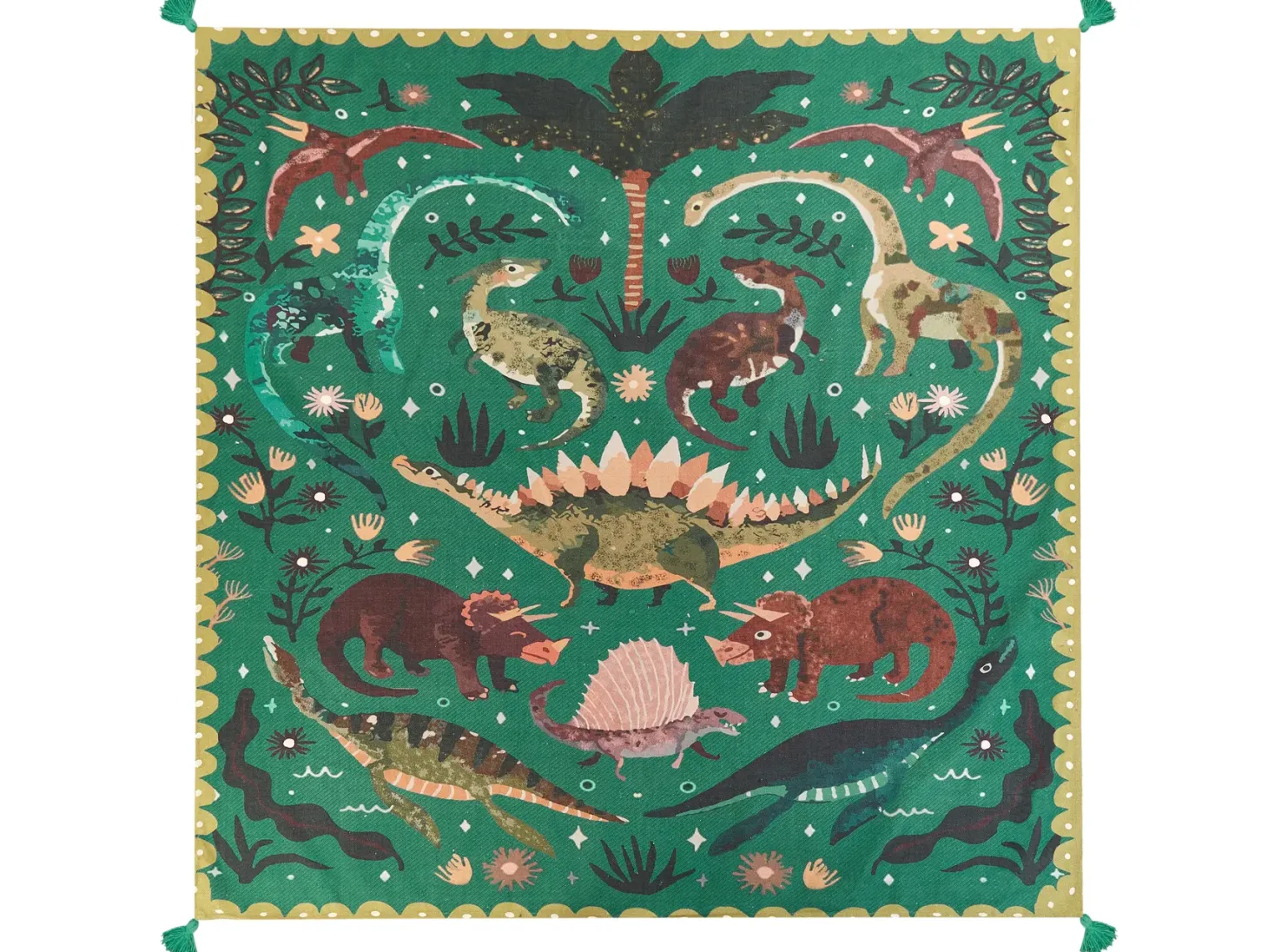 Koc piknikowy TUZIANI 200 x 200 cm Zielony