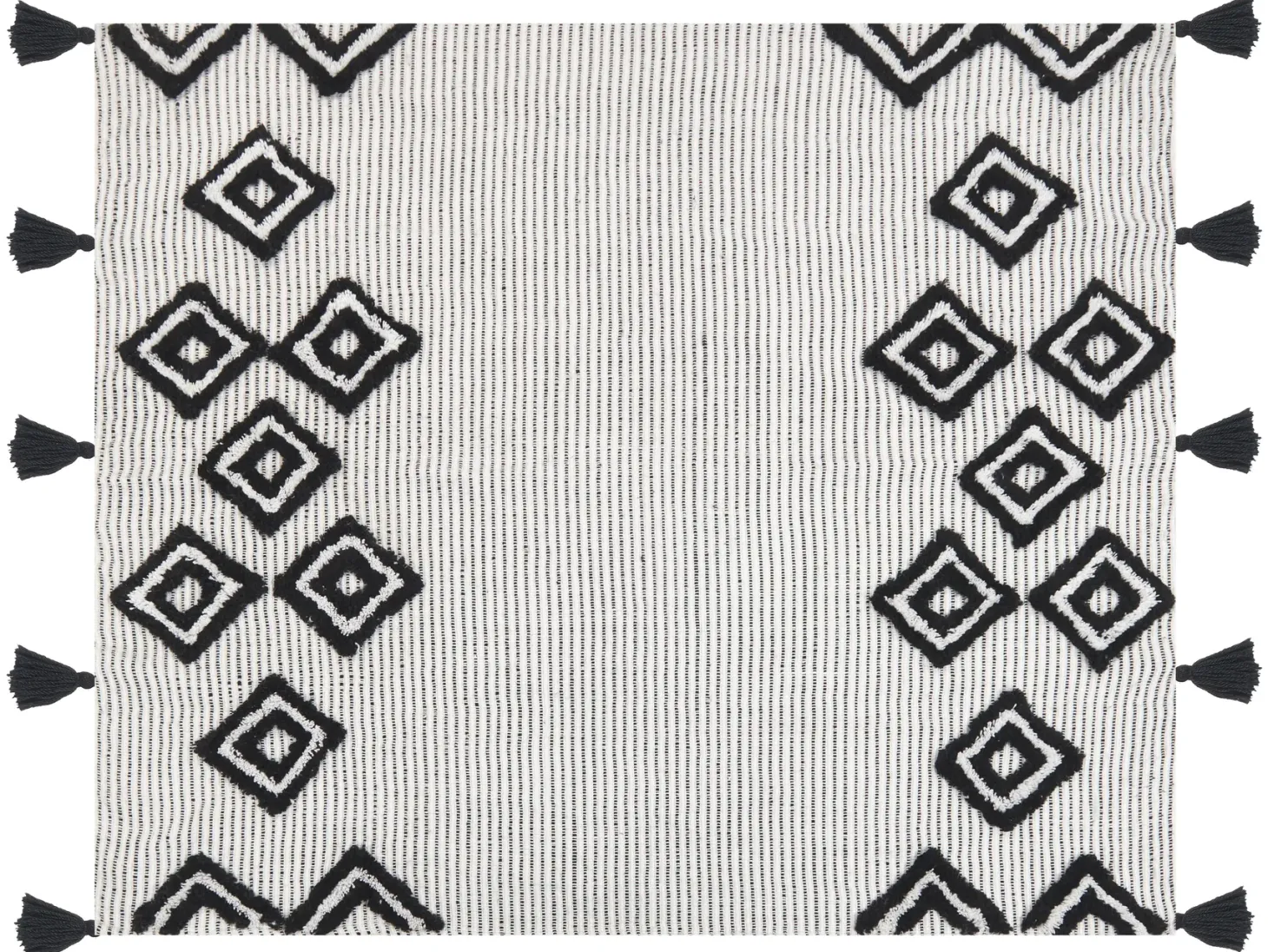 Koc SAATLI 130 x 150 cm Biały