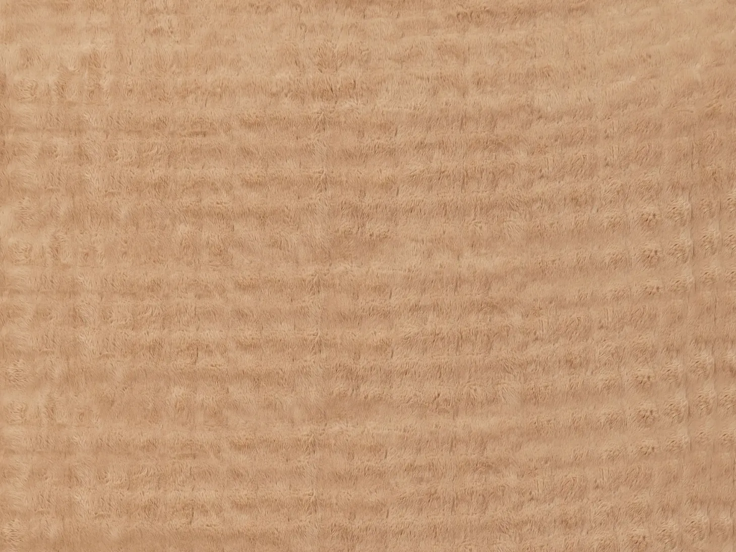 Koc SALKA Sztuczne futro 150 x 200 cm Brązowy