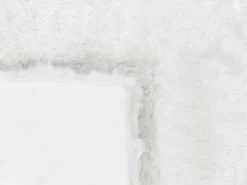 Koc SALKA Sztuczne futro 200 x 220 cm Biały