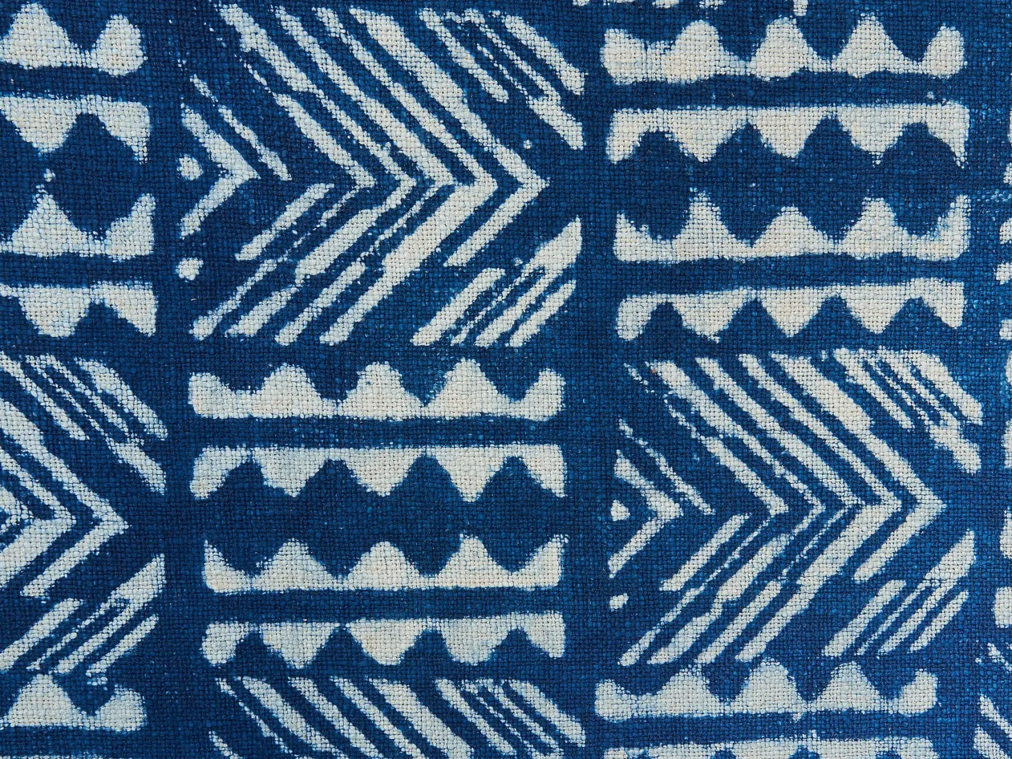 Koc SHIVPURI Bawełna 130 x 180 cm Niebieski