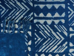 Koc SHIVPURI Bawełna 130 x 180 cm Niebieski