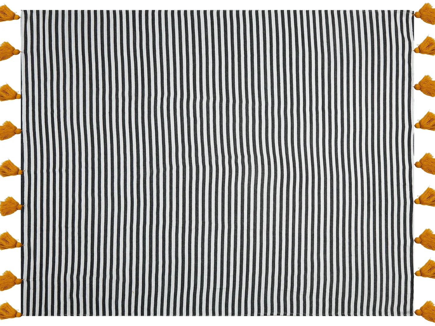 Koc SUNWAL 130 x 170 cm Czarny/ biały