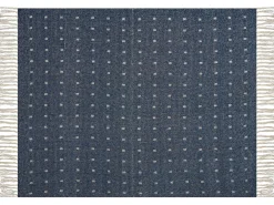 Koc TAARI Bawełna 130 x 170 cm Lazurowy