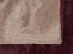 Koc TANTAN 180 x 220 cm Burgundowy