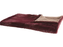 Koc TANTAN 150 x 200 cm Burgundowy