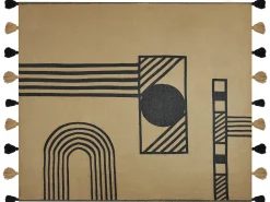 Koc THAPREK 130 x 170 cm Beżowy