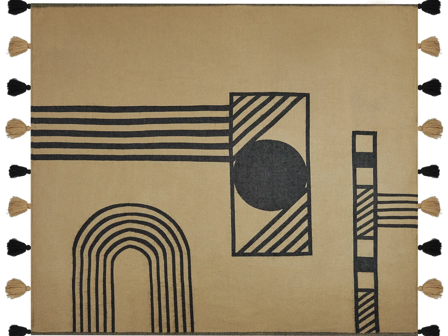 Koc THAPREK 130 x 170 cm Beżowy