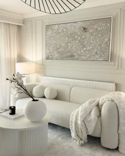 Koc TOURZA 180 x 220 cm Biały