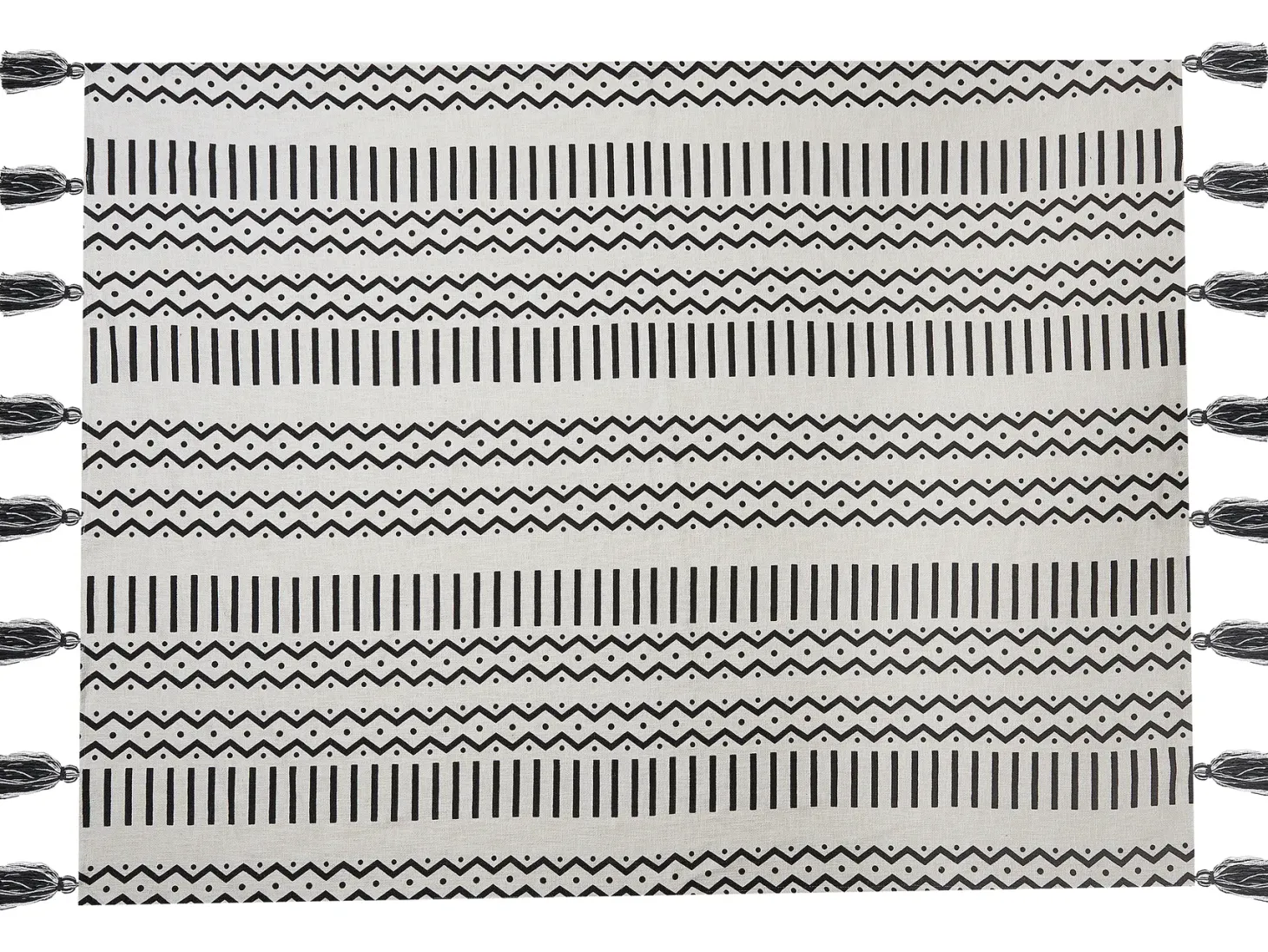 Koc UNNAO Bawełna 130 x 180 cm Biały