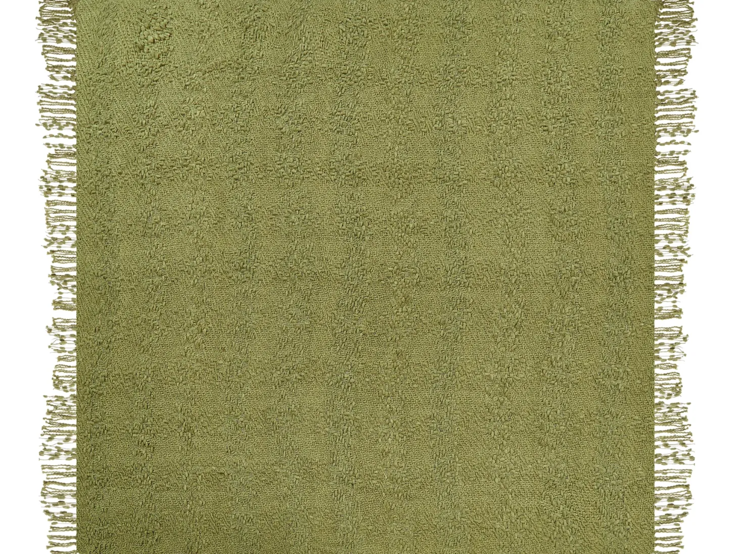 Koc VELLA Bawełna 220 x 240 cm Oliwkowy