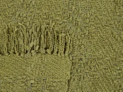 Koc VELLA Bawełna 220 x 240 cm Oliwkowy