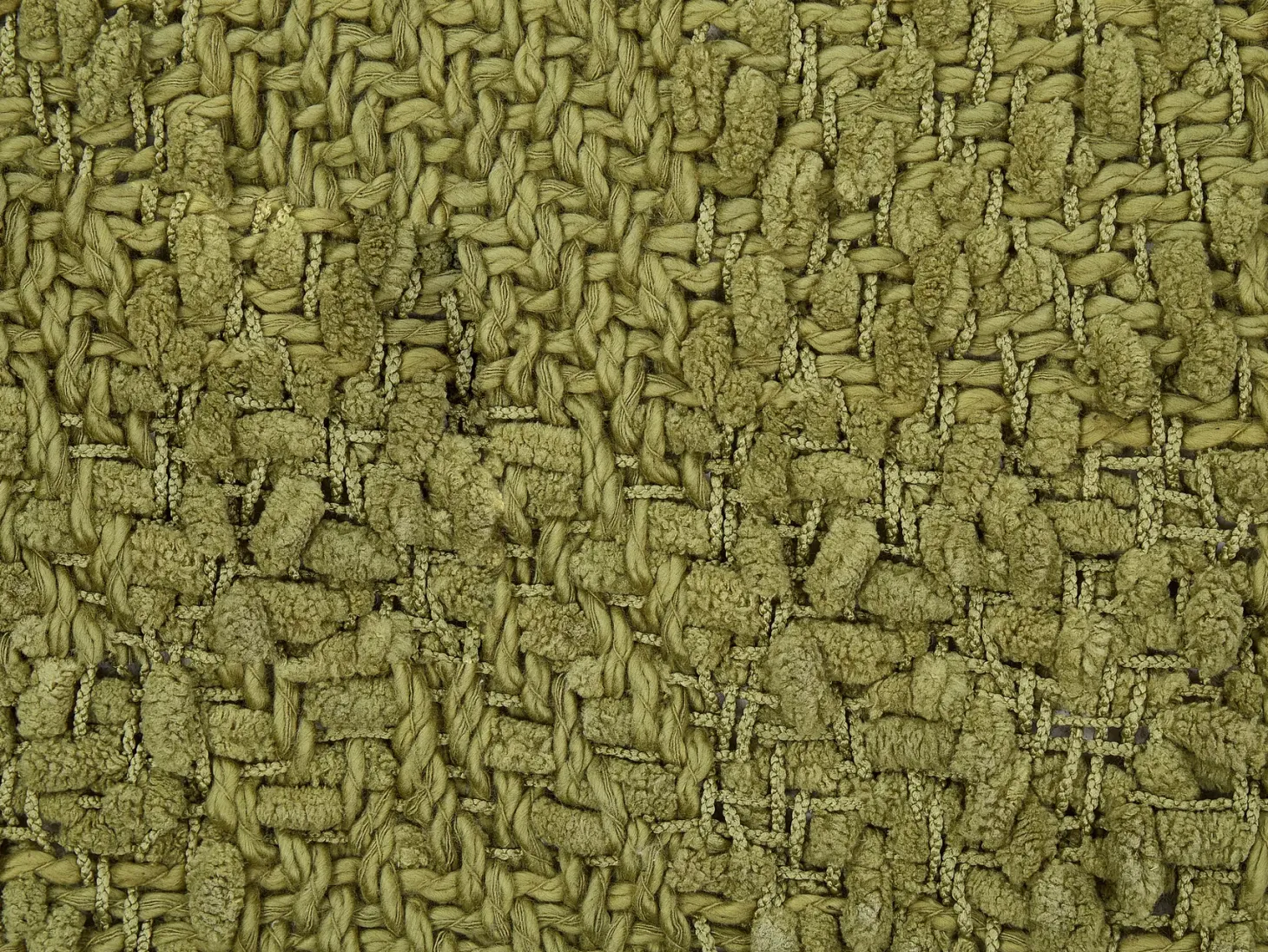 Koc VELLA Bawełna 220 x 240 cm Oliwkowy