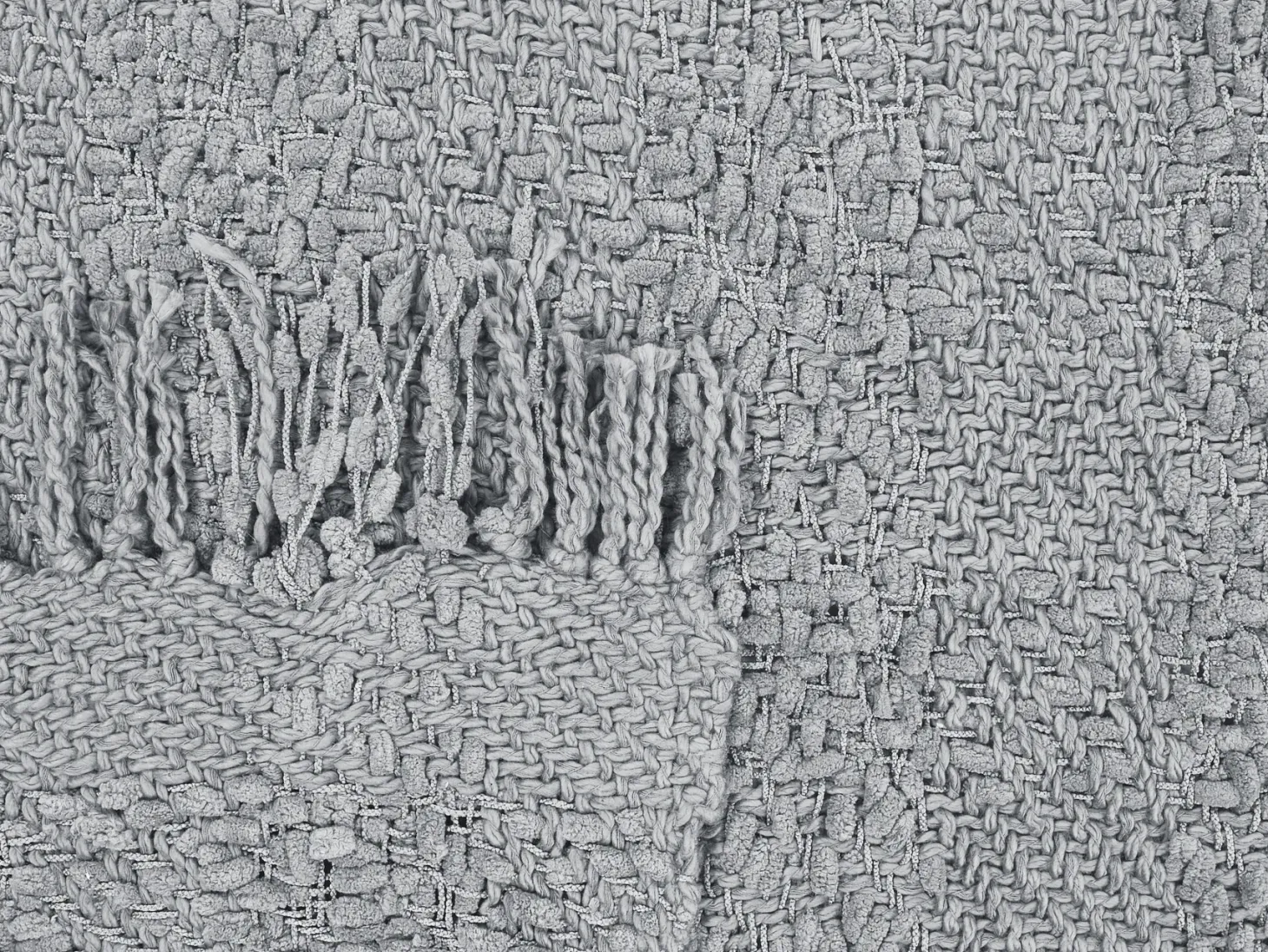 Koc VELLA Bawełna 220 x 240 cm Szary