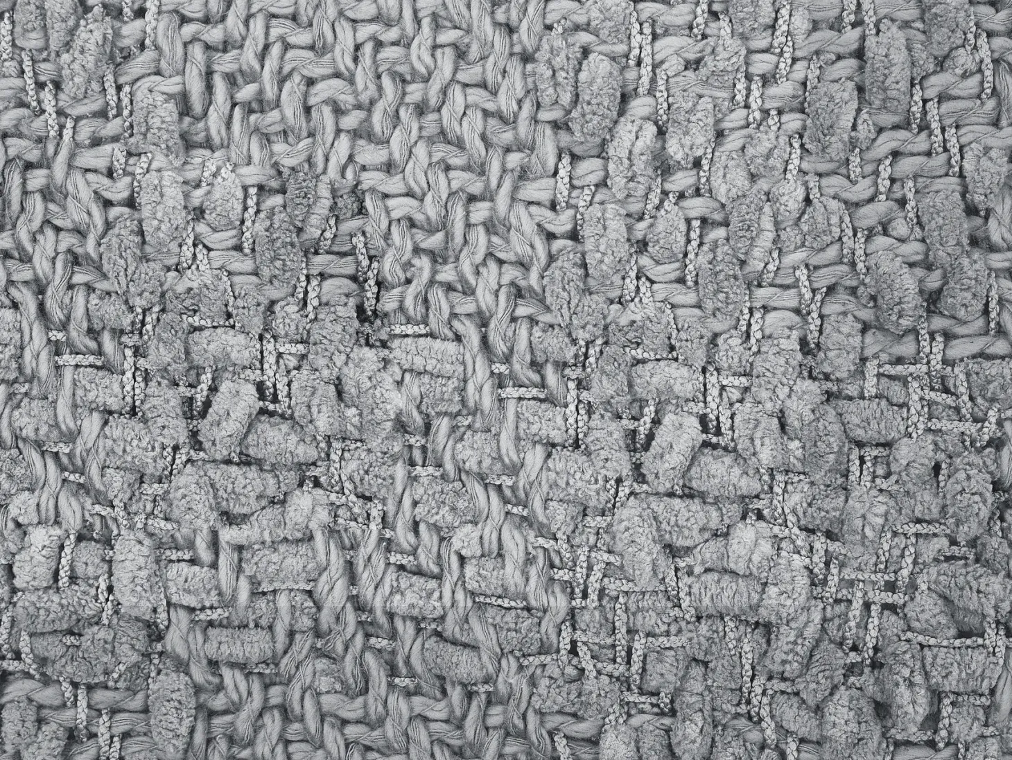 Koc VELLA Bawełna 220 x 240 cm Szary