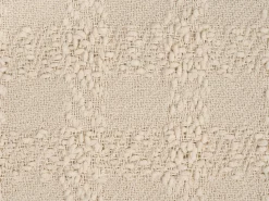 Koc VELLA 200 x 220 cm Złamana biel