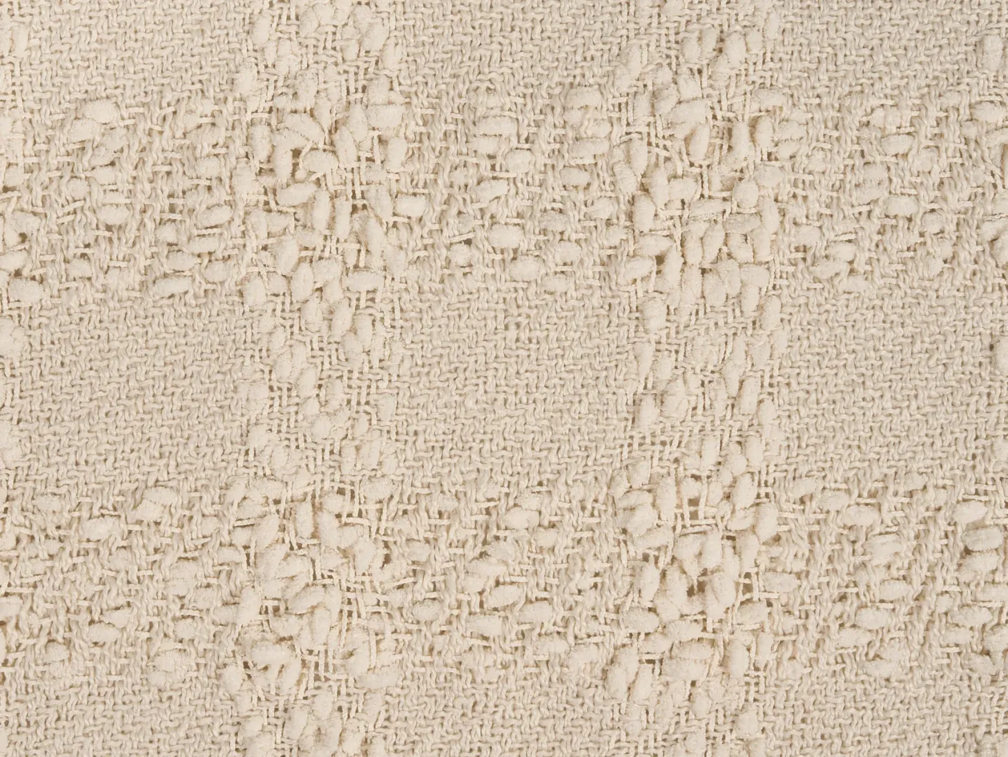 Koc VELLA 200 x 220 cm Złamana biel