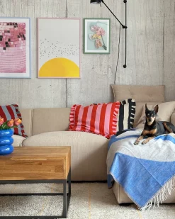 Koc YALADI 130 x 170 cm Kolorowy