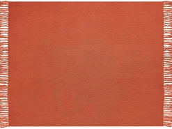 Koc YARSA Bawełna 125 x 150 cm Czerwony