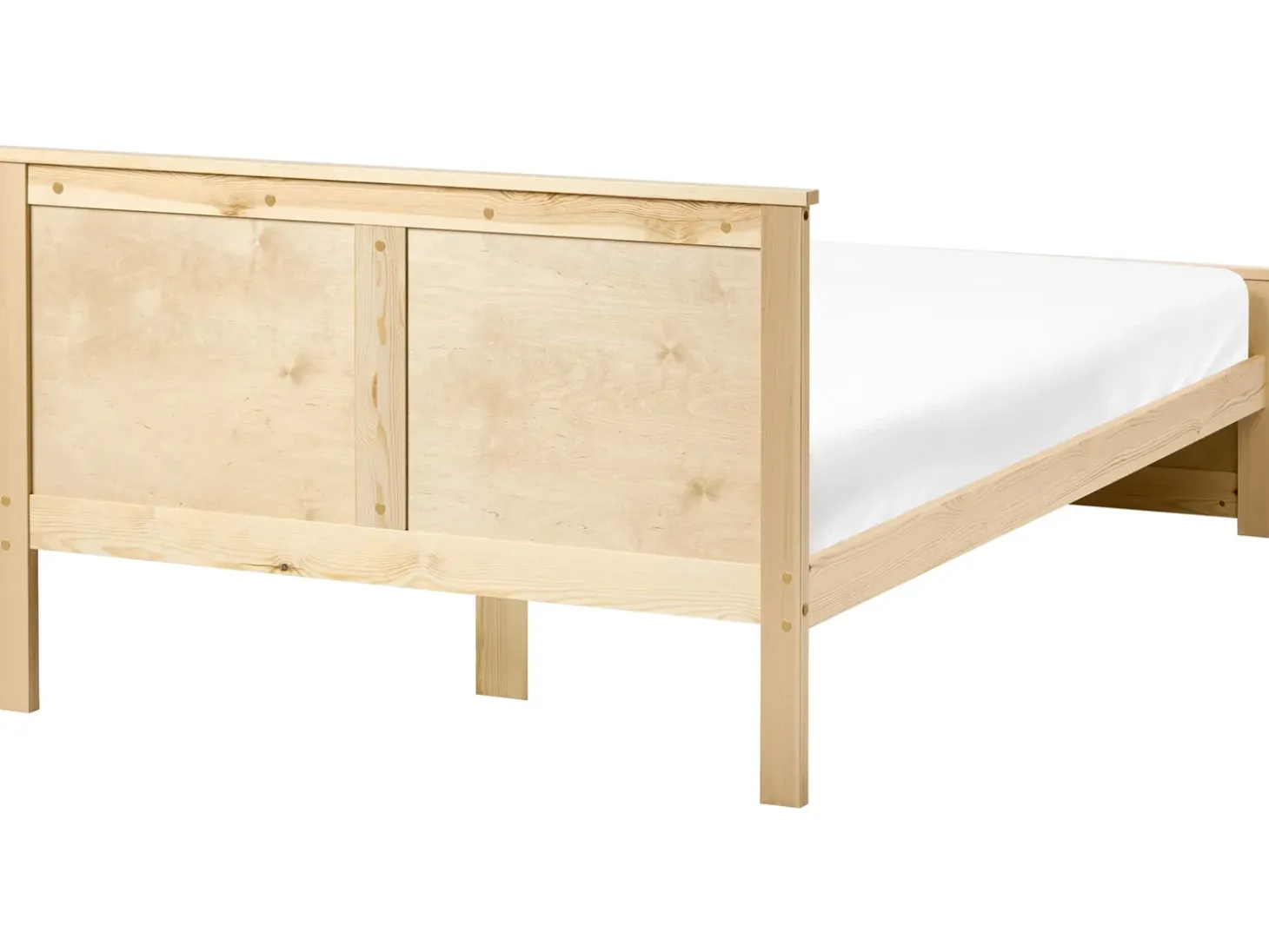 DAUPHIN Drewno sosnowe Jasno 120 x 200 cm Łóżka Z Pojemnikiem
