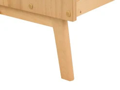 Online Łóżko Drewno sosnowe BONNAC 90 x 200 cm Jasno Dzieci Łóżka Pojedyncze|Łóżka Drewniane
