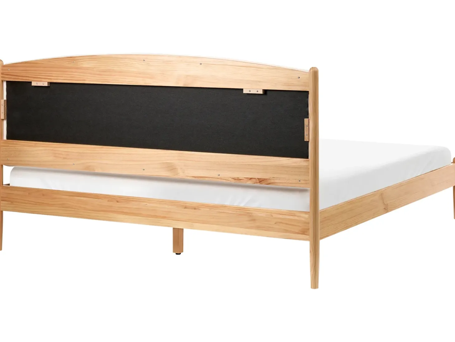 Online Łóżko Drewno sosnowe CLAIRAC 180 x 200 cm Jasno Łóżka Podwójne|Wszystkie Łóżka