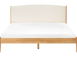 Online Łóżko Drewno sosnowe CLAIRAC 180 x 200 cm Jasno Łóżka Podwójne|Wszystkie Łóżka