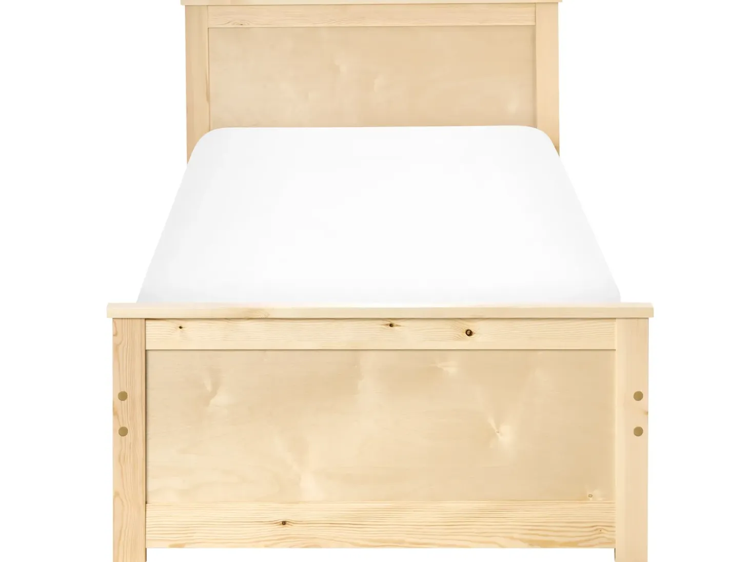 Sale Drewno sosnowe DAUPHIN 90 x 200 cm Jasno Wszystkie Łóżka|Łóżka Drewniane