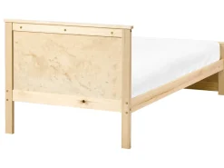 Sale Drewno sosnowe DAUPHIN 90 x 200 cm Jasno Wszystkie Łóżka|Łóżka Drewniane