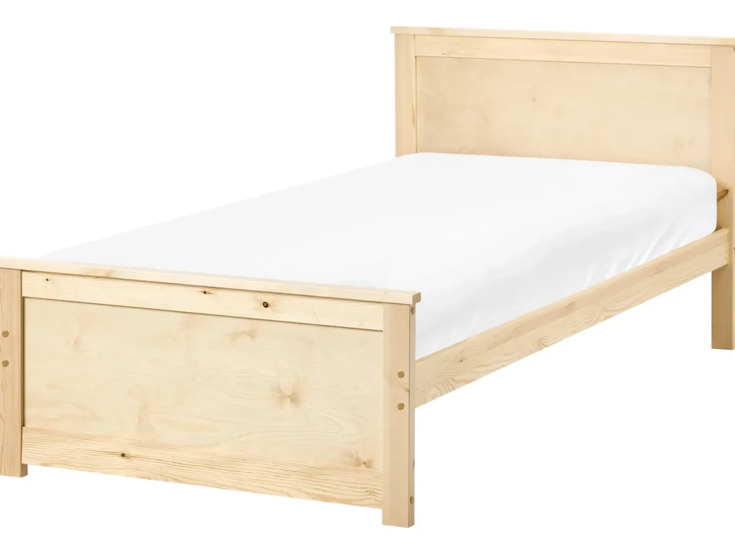Sale Drewno sosnowe DAUPHIN 90 x 200 cm Jasno Wszystkie Łóżka|Łóżka Drewniane