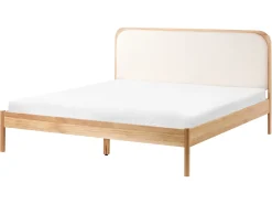 Outlet Łóżko Drewno sosnowe DOSCHES 160 x 200 cm Jasno Łóżka Podwójne|Wszystkie Łóżka