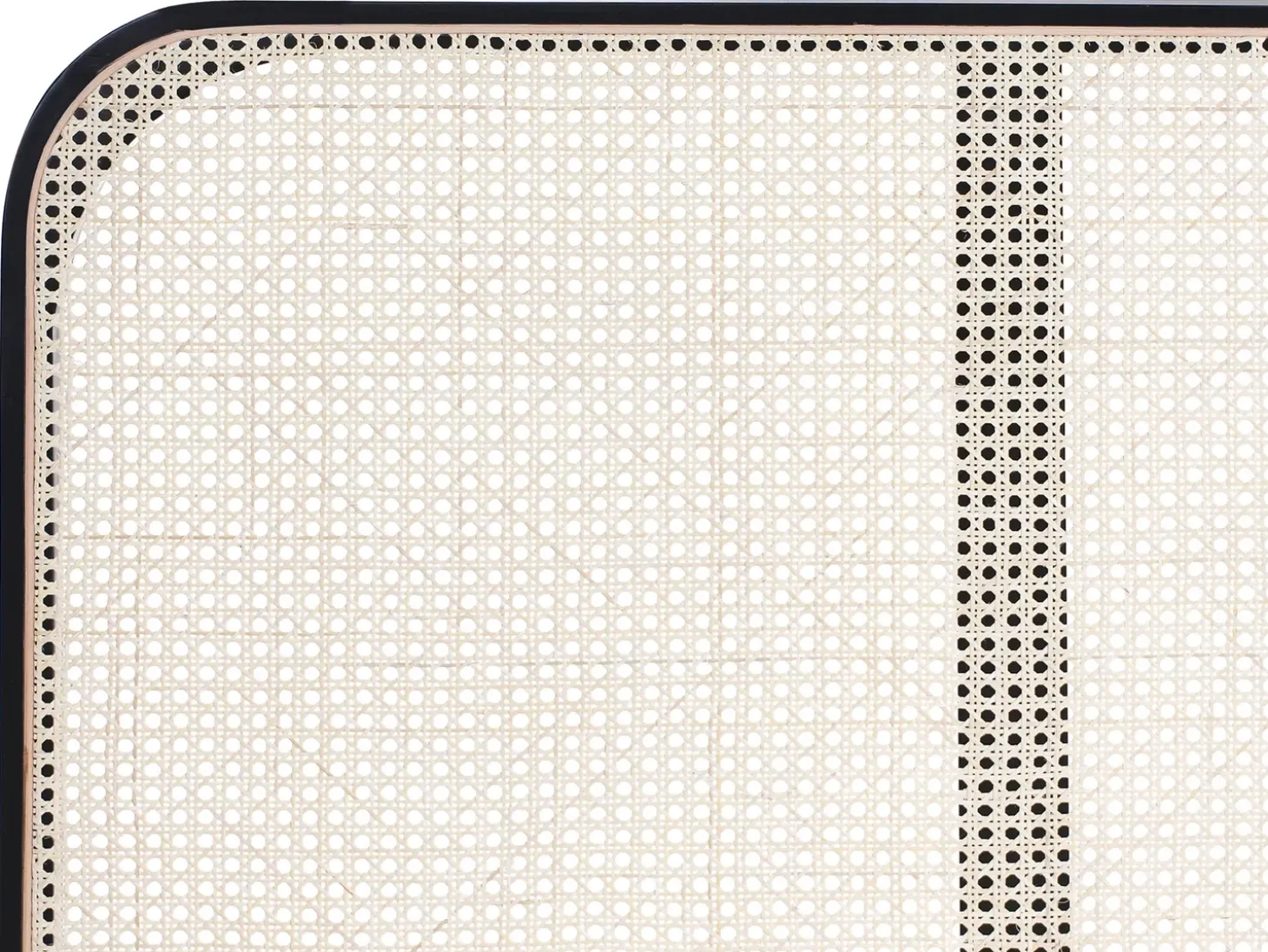 Clearance Łóżko Drewno sosnowe GONFARON 180 x 200 cm Czarny Łóżka Podwójne|Łóżka Rattanowe