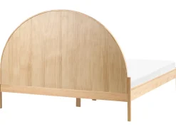 Sale Łóżko Drewno sosnowe MASCORTEL 180 x 200 cm Jasno Łóżka Podwójne|Wszystkie Łóżka