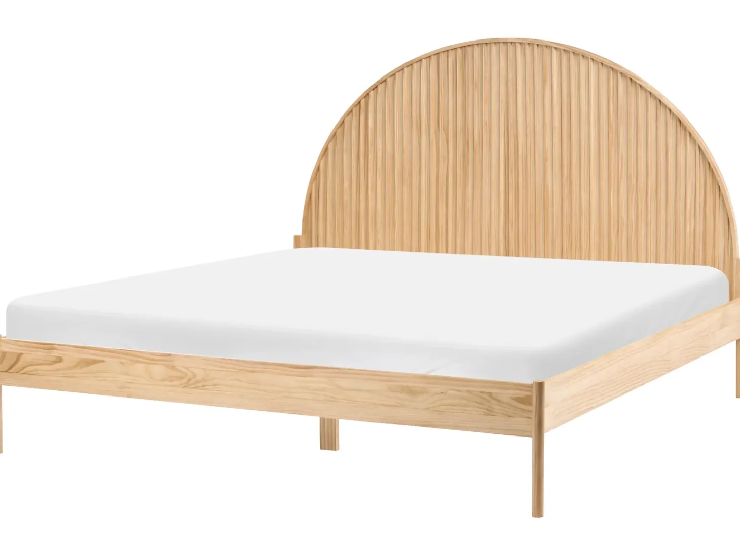 Sale Łóżko Drewno sosnowe MASCORTEL 180 x 200 cm Jasno Łóżka Podwójne|Wszystkie Łóżka